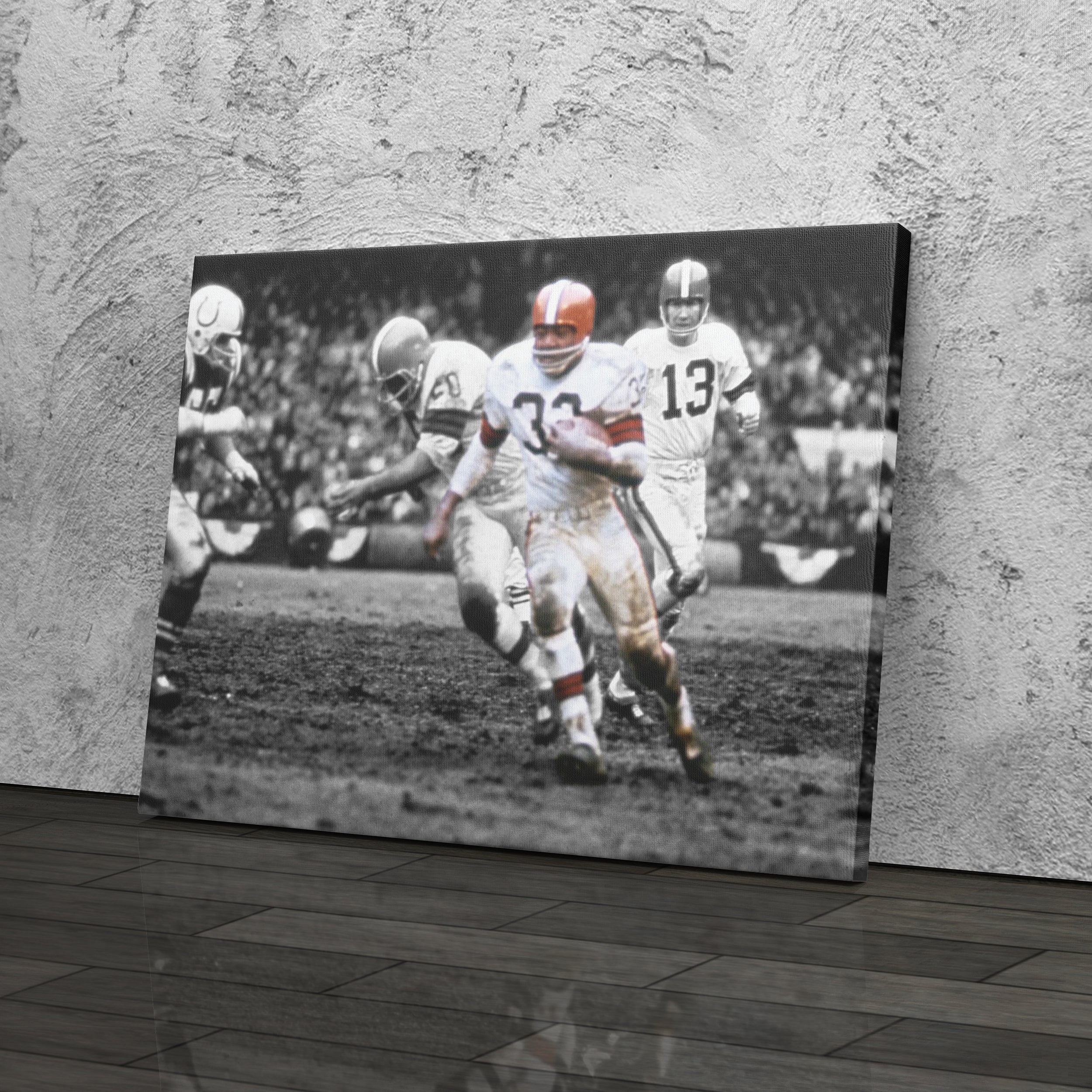 1964 NFL Championship Cleveland Browns Canvas Wall Art