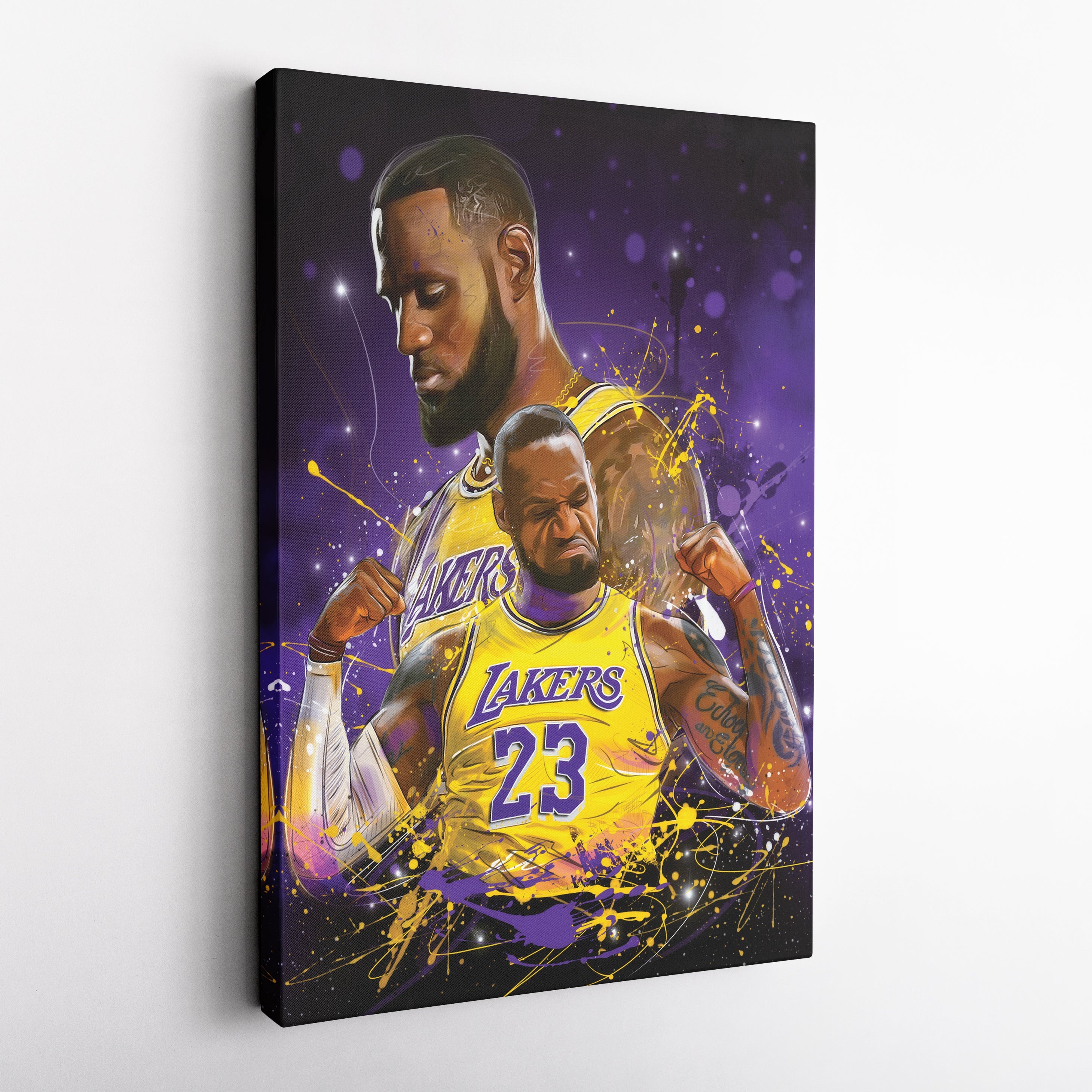LeBron James Lakers Canvas NBA Wall Art