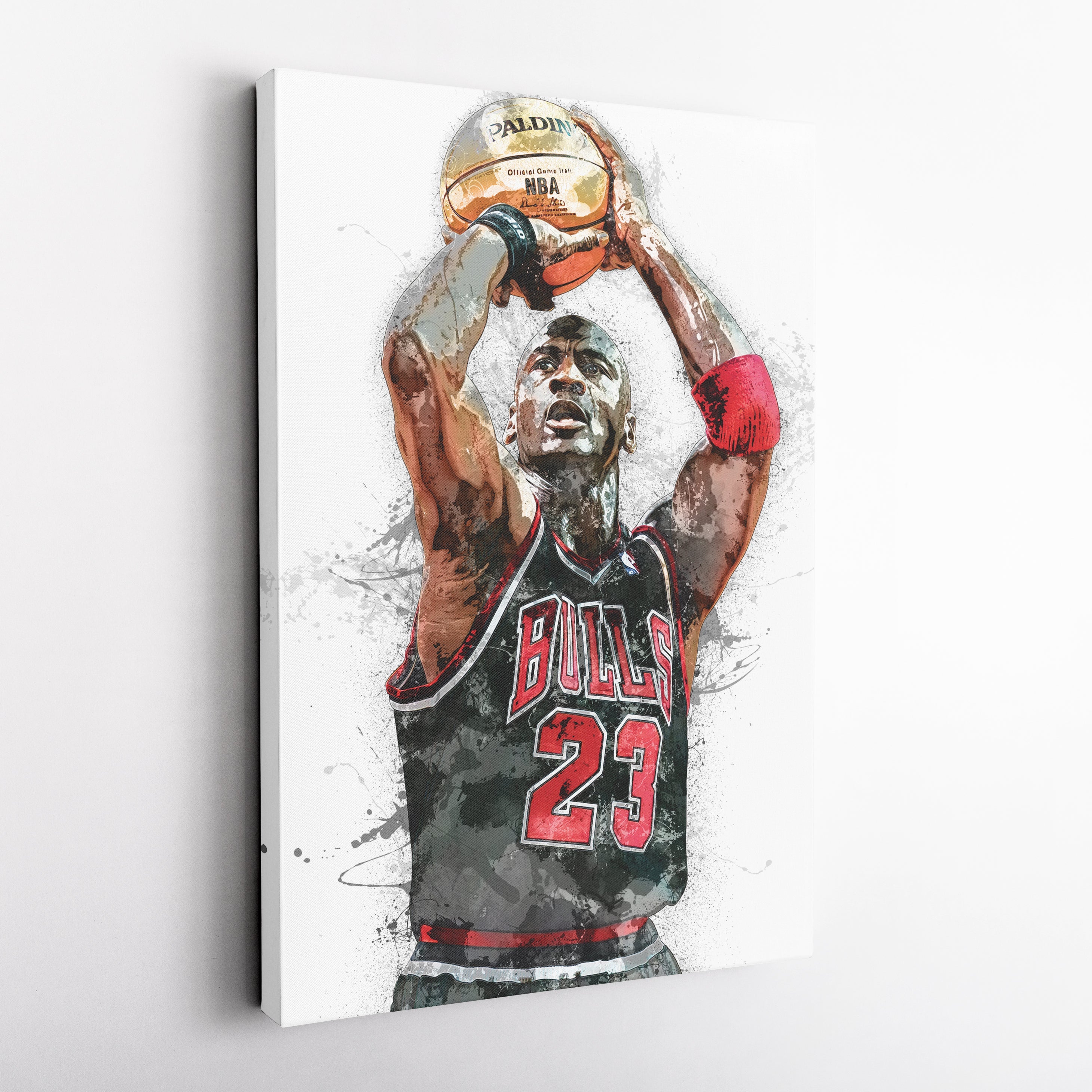 Chicago Bulls Legend Michael Jordan Canvas Wall Art