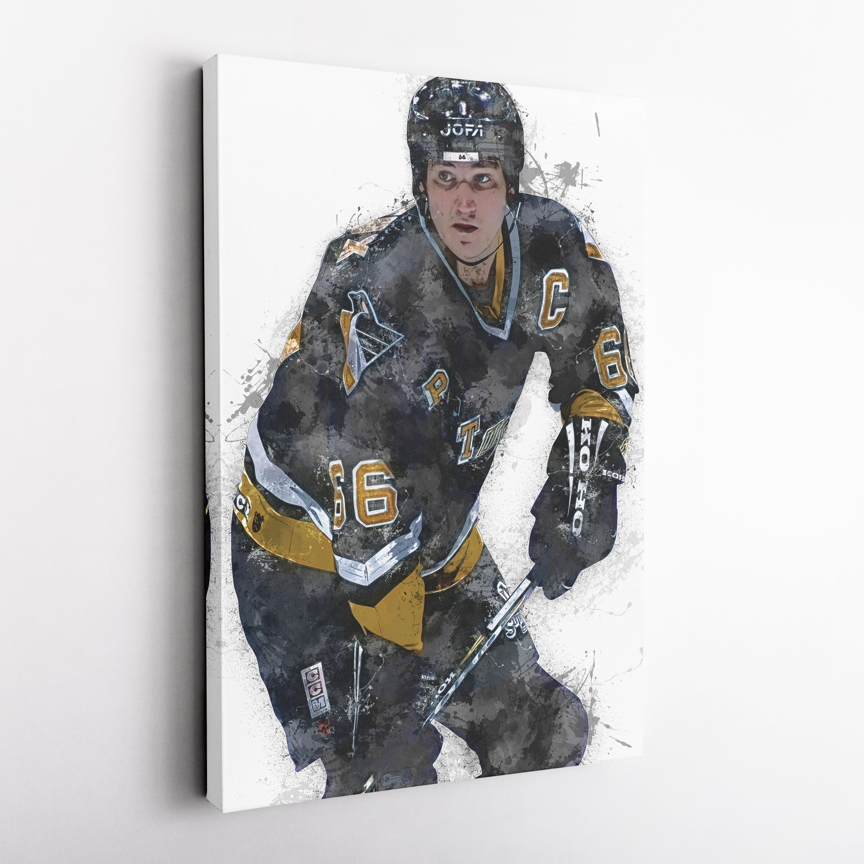 Mario Lemieux Canvas Art – Pittsburgh Penguins Wall Decor