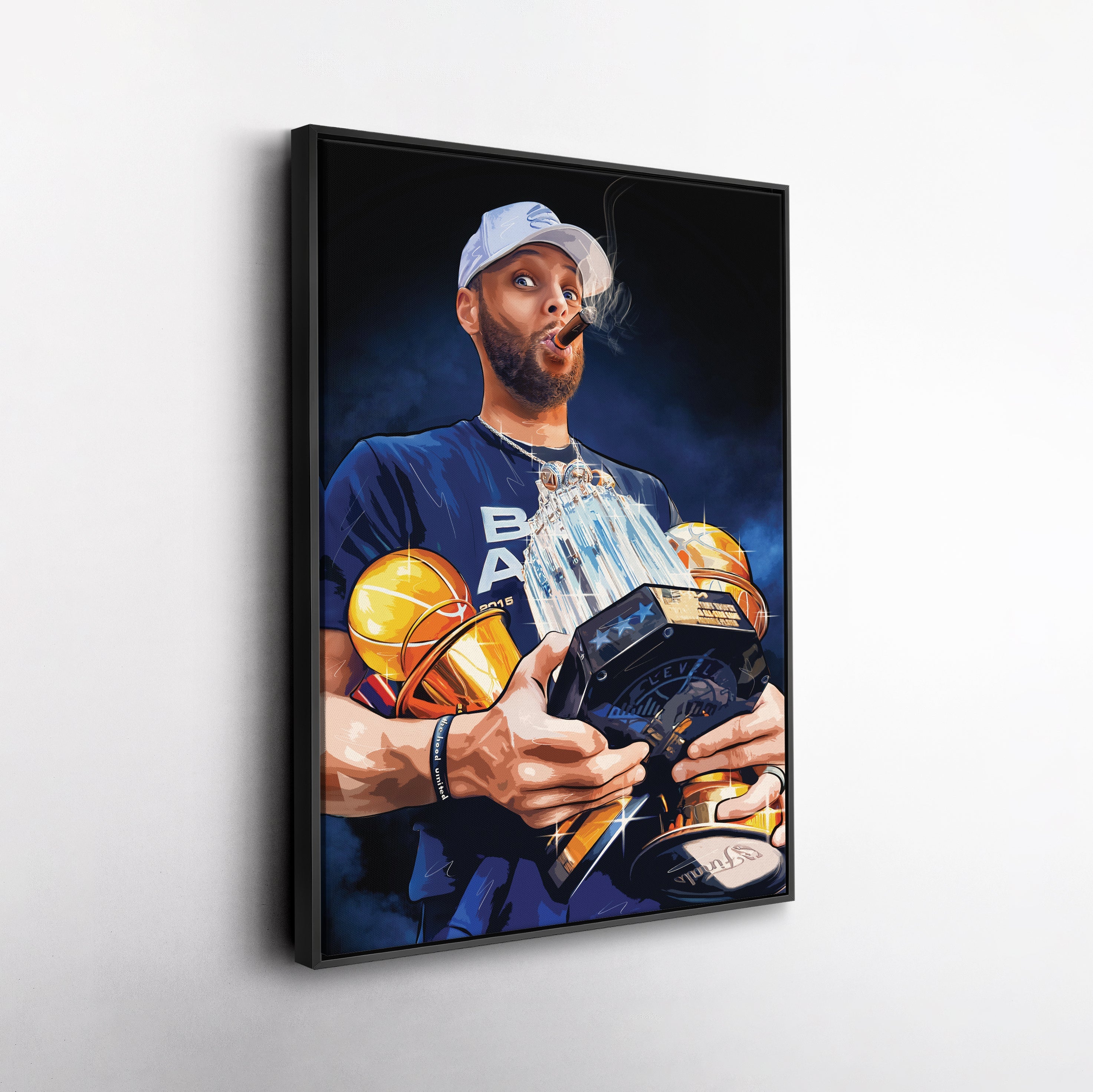 NBA Stephen Curry Canvas Wall Art for Kids Decor