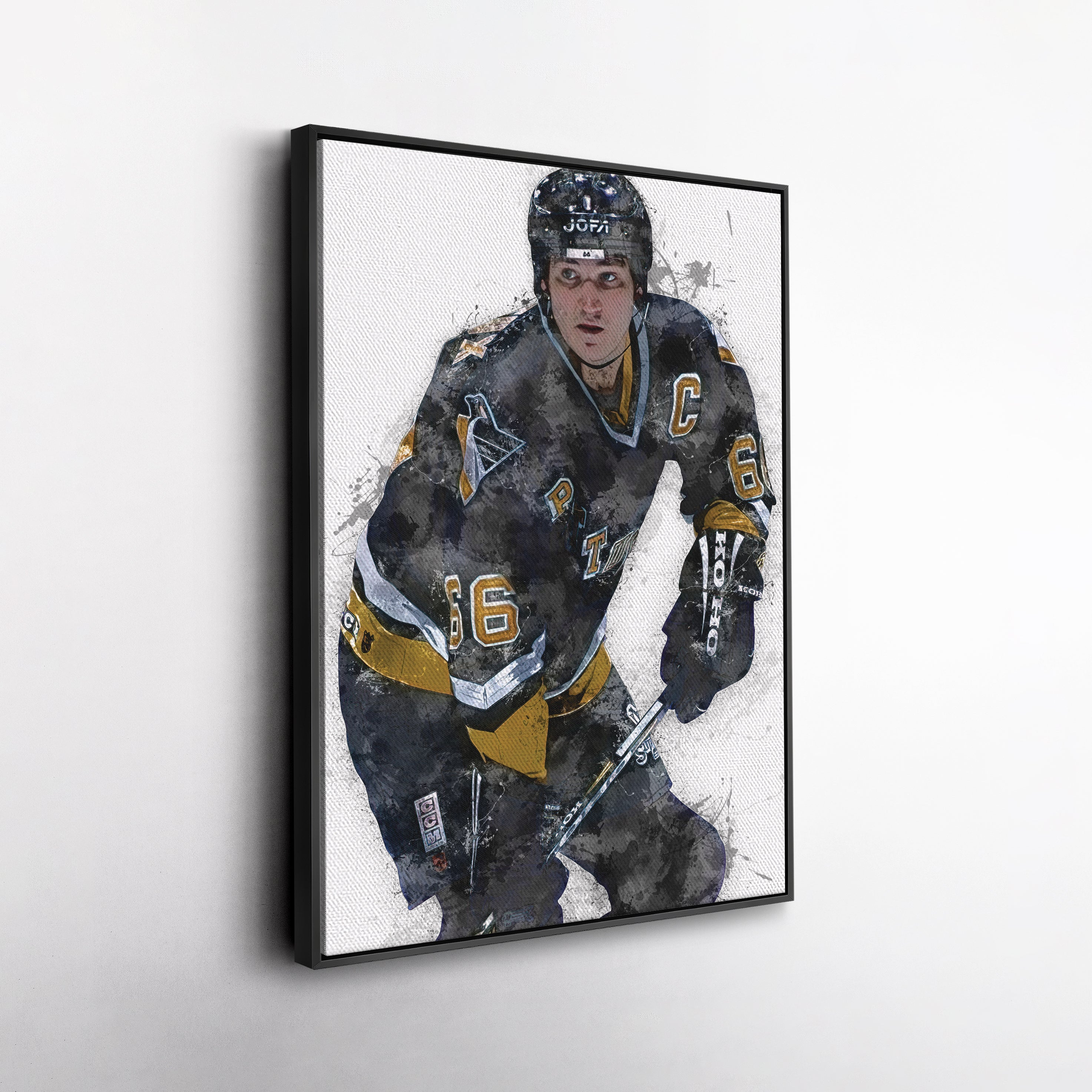 Mario Lemieux Canvas Art – Pittsburgh Penguins Wall Decor