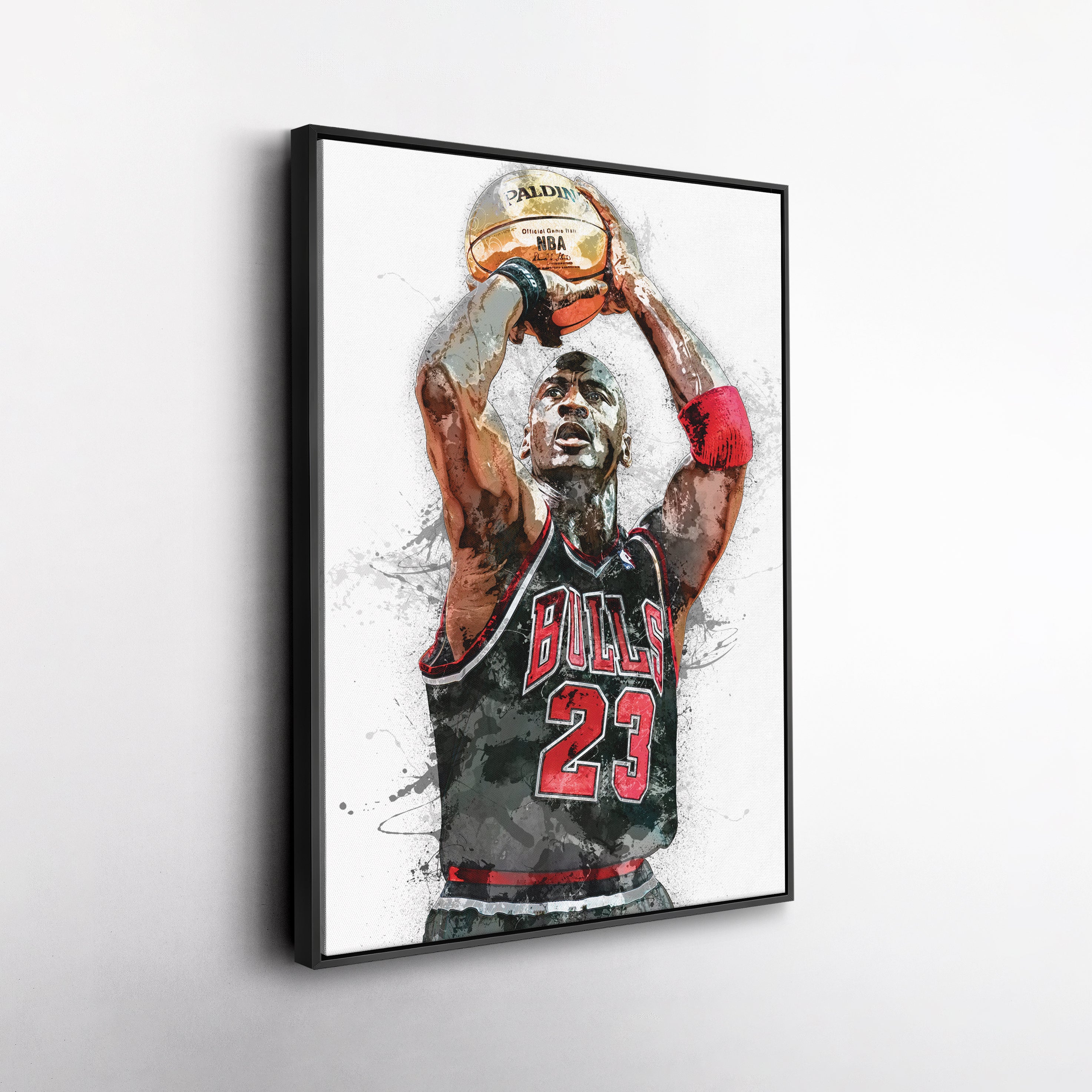 Chicago Bulls Legend Michael Jordan Canvas Wall Art