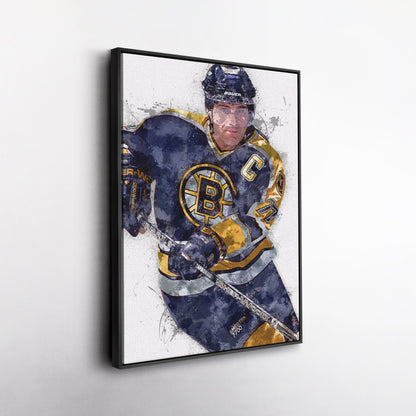 Ray Bourque Canvas Art – Boston Bruins Wall Decor