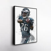 Philadelphia Eagles Saquon Barkley Canvas Wall Decor