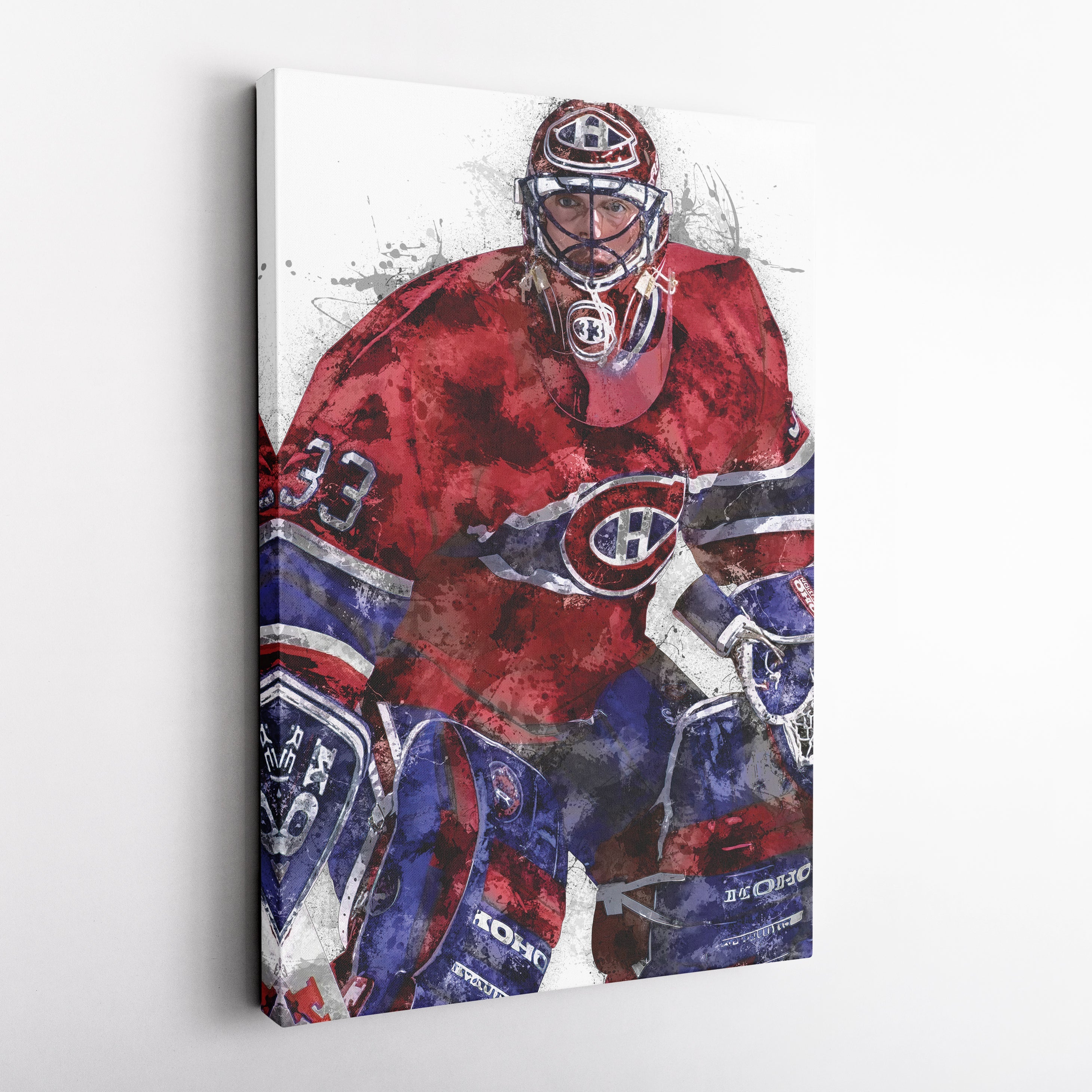 Patrick Roy Canvas Art – Montreal Canadiens Wall Decor
