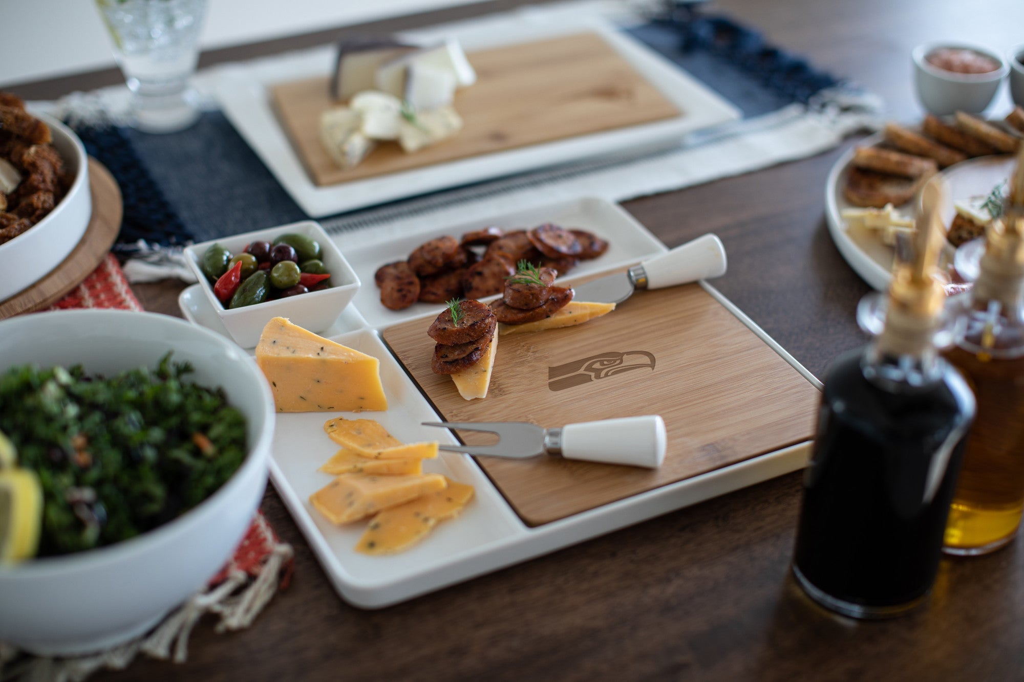 Seattle Seahawks Peninsula Cutting Board & Serving Tray