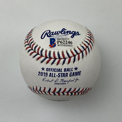 Autographed Shane Bieber 2019 MLB All-Star Game Rawlings Official ROML JSA