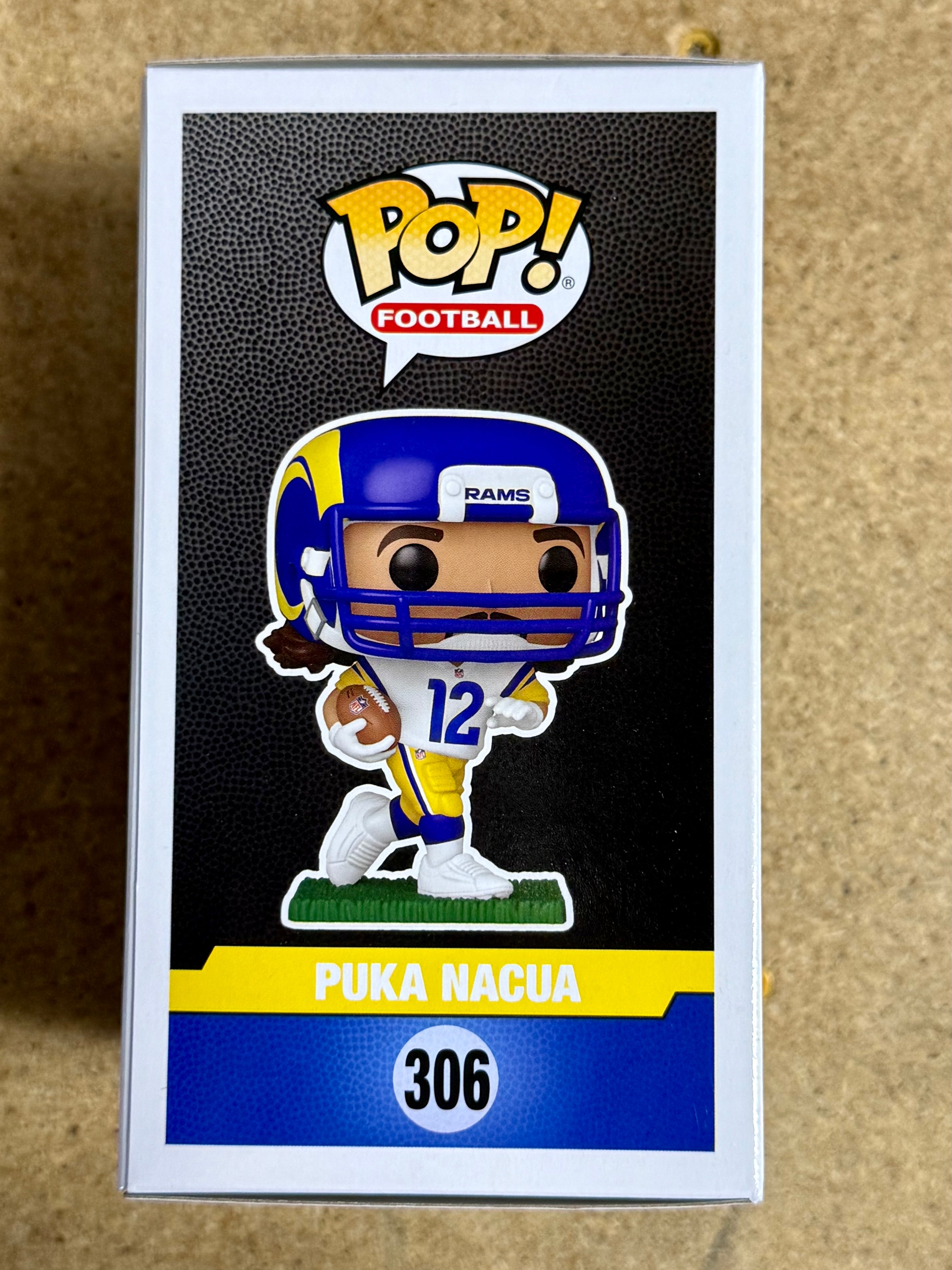 Funko POP! Football Puka Nacua #306 NFL Los Angeles Rams 2025 BYU Washington State