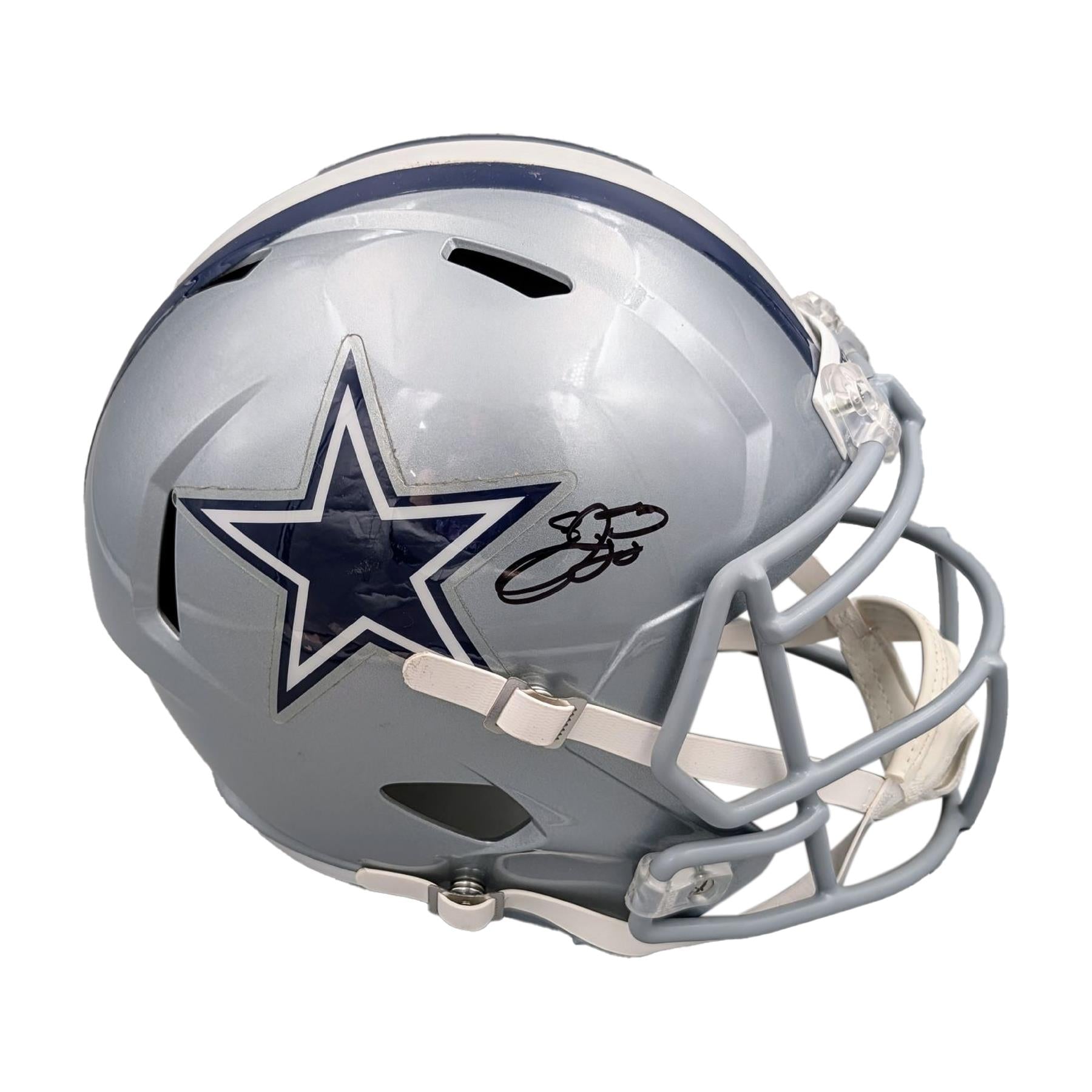 Autographed Emmitt Smith Full Size Speed Replica Helmet