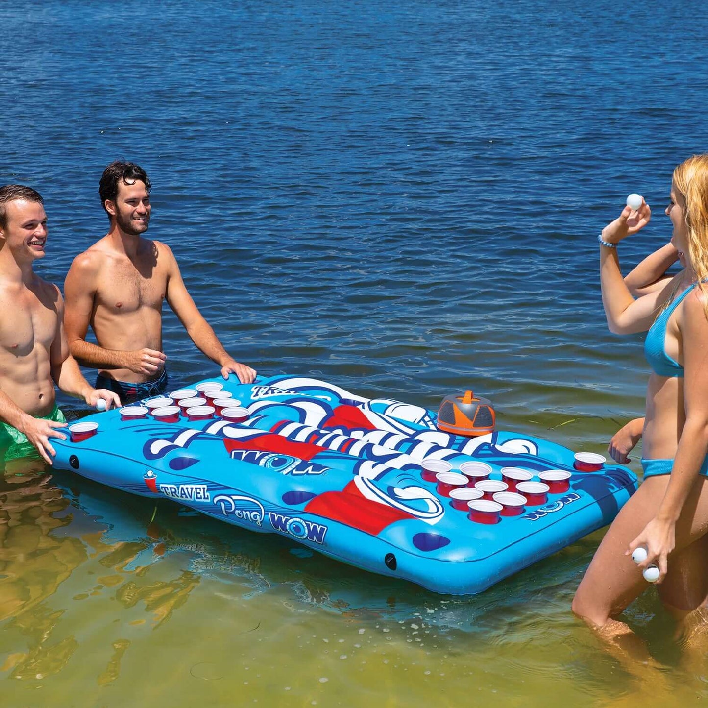 Sports Travel Inflatable Pong Game Table