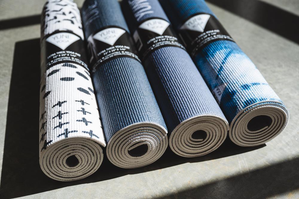 Yoga Mat | 6mm Lightweight | Striped| Non-slip | Eco Friendly | Yune Yoga | Tofino