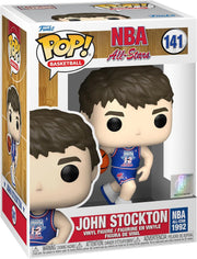 Funko POP! NBA: Legends - John Stockton Blue All Star Uniform 1992 Vinyl Figure