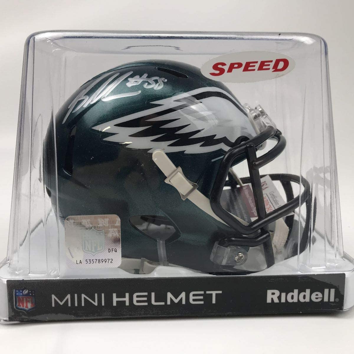 Autographed Philadelphia Eagles Brandon Graham Mini Football Helmet