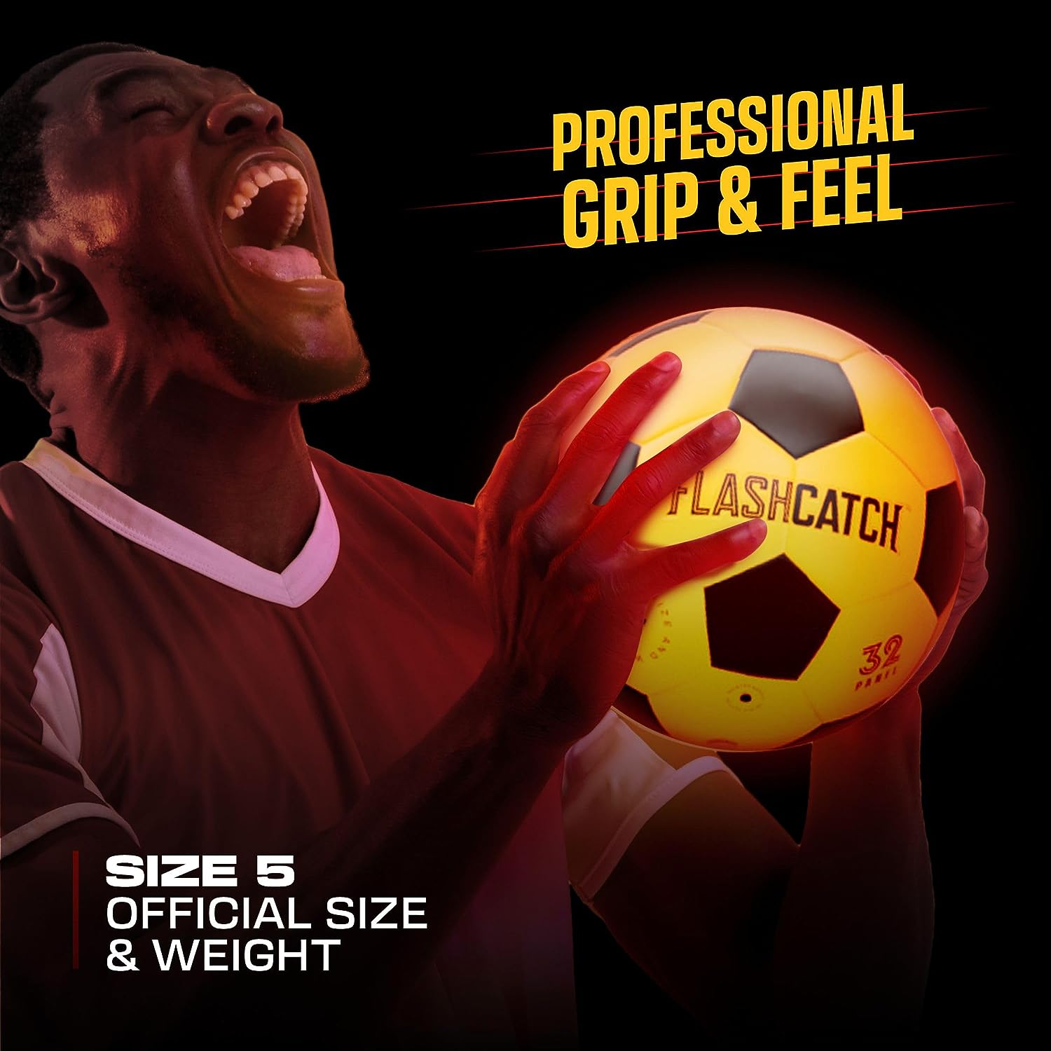 Glow in the Dark Light Up Soccer Ball No. 5