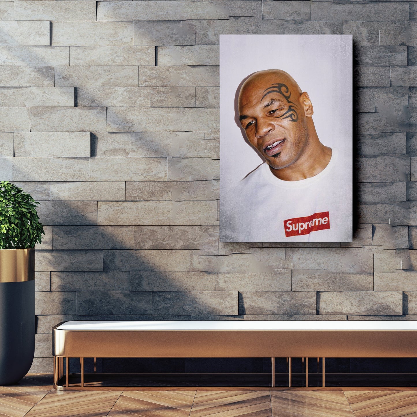 Mike Tyson Canvas Boxing Champion Wall Art