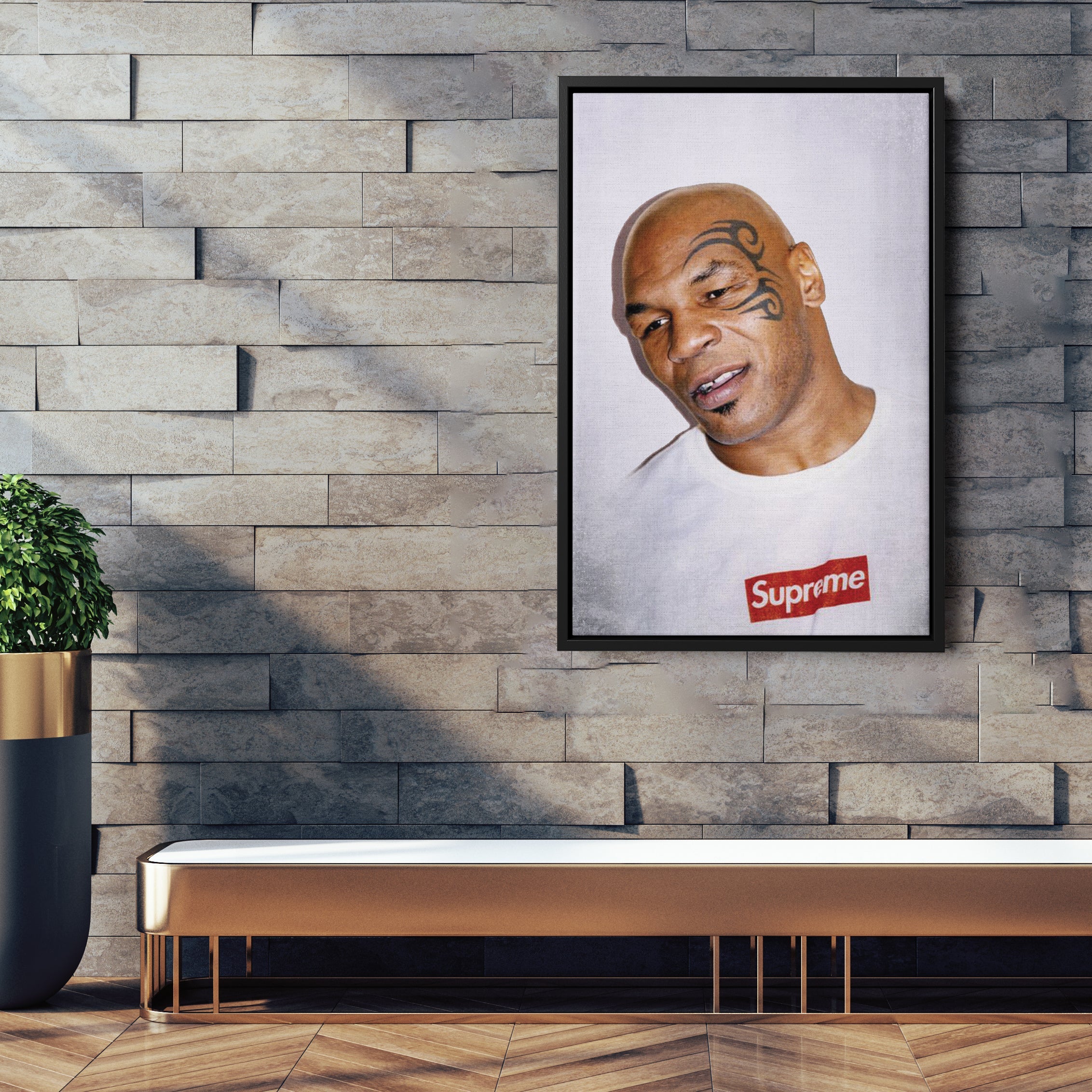 Mike Tyson Canvas Boxing Champion Wall Art