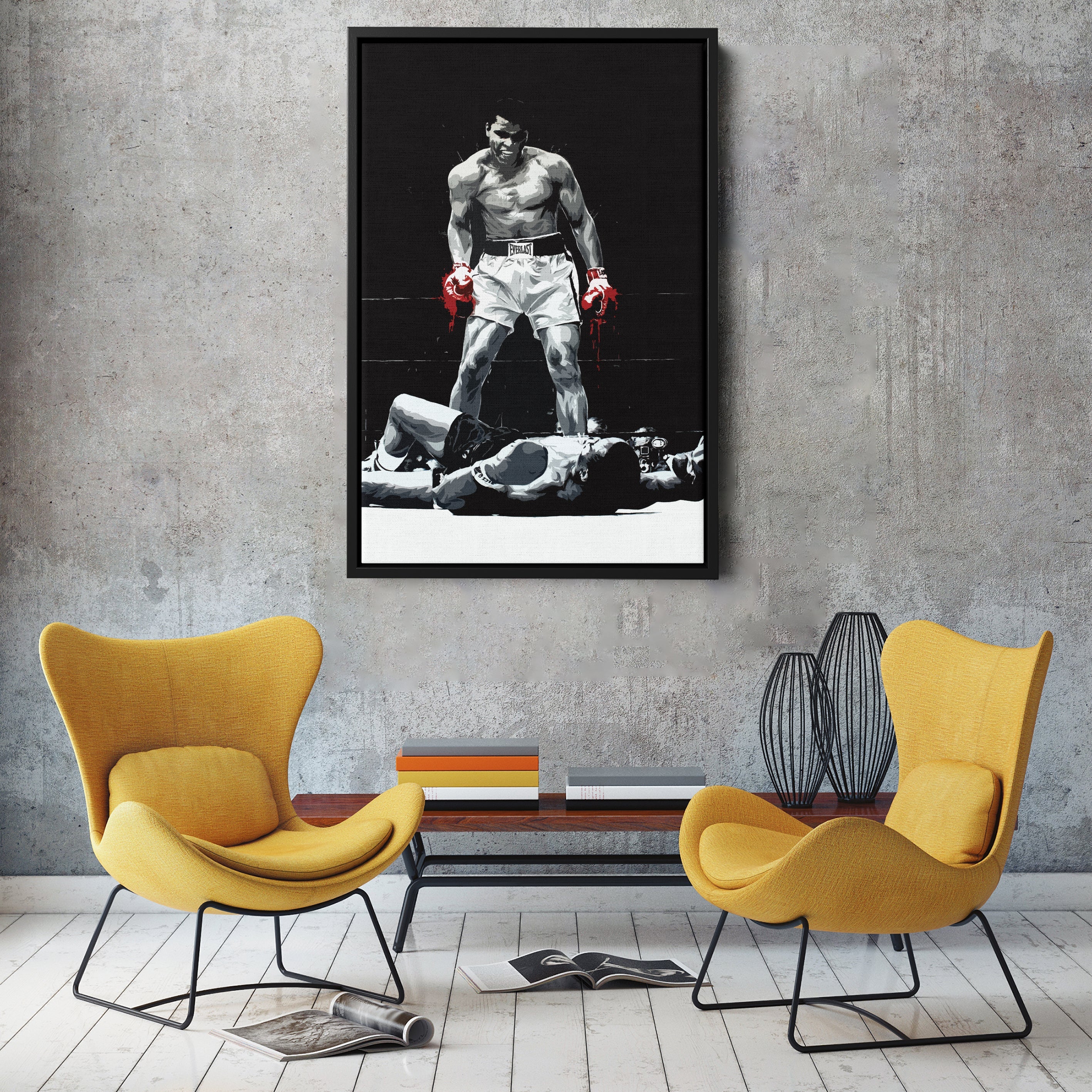 Muhammad Ali Boxing Canvas Wall Art