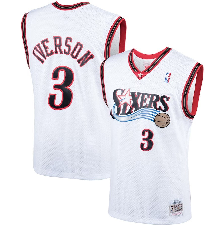 Philadelphia 76ers Allen Iverson Hardwood Classics Jersey