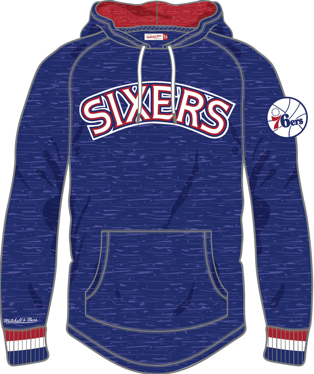 Philadelphia 76ers Legendary Slub Long-Sleeve Hoodie