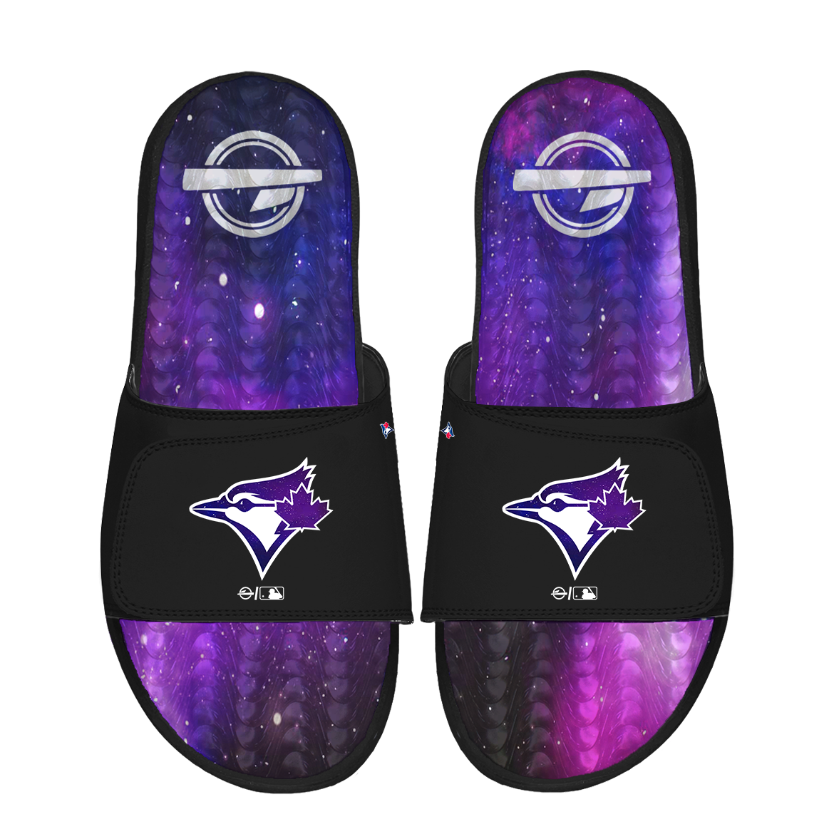 Toronto Blue Jays Black Galaxy Gel Slides