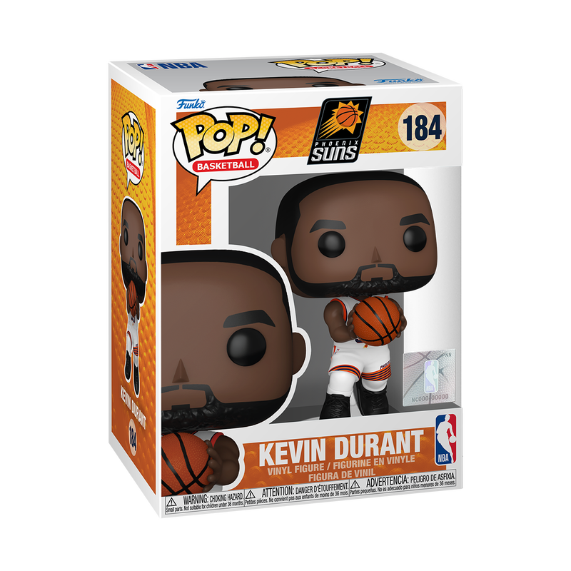 Funko POP! NBA Phoenix Suns Kevin Durant White Jersey Vinyl Figure