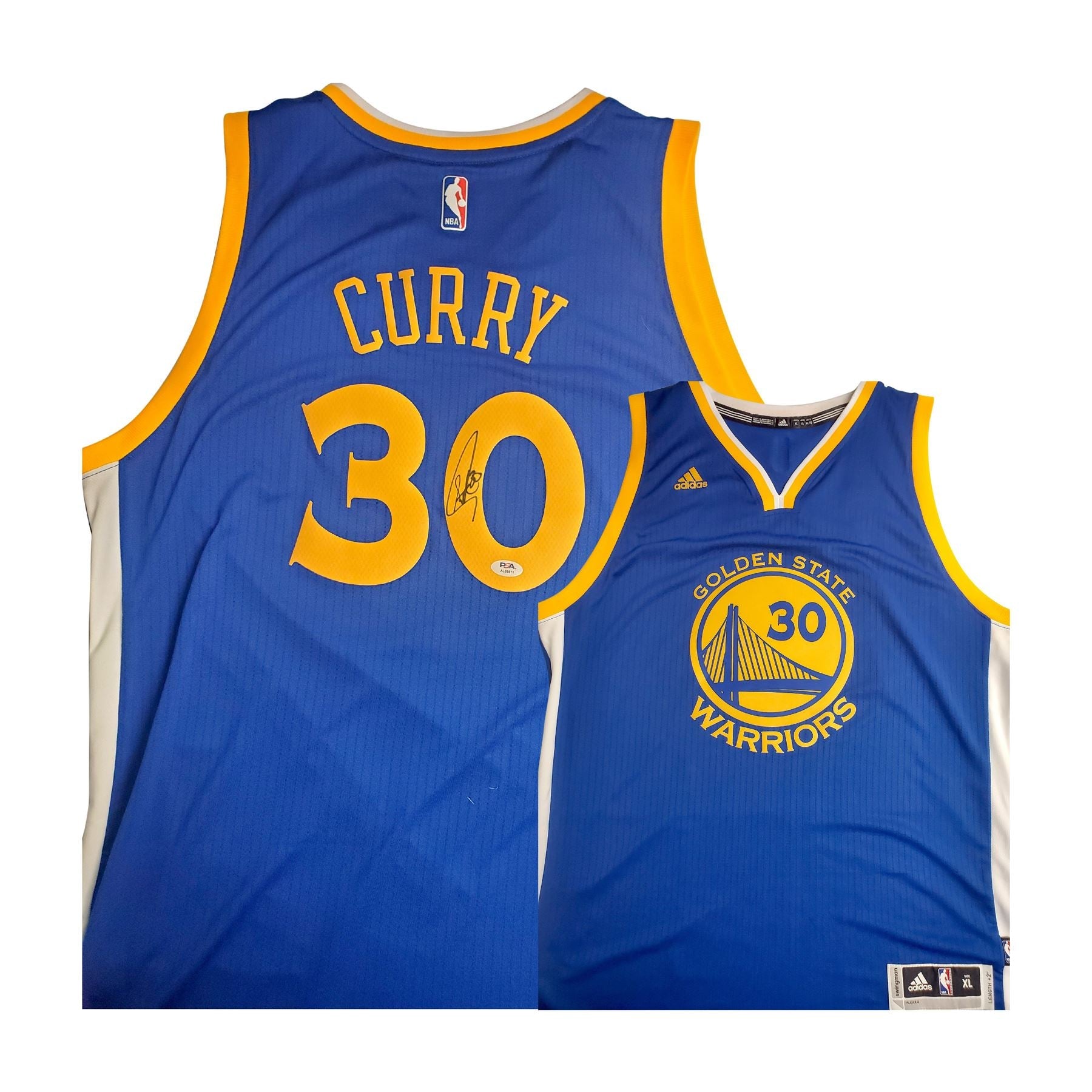 Autographed Steph Curry Golden State Warriors Jersey