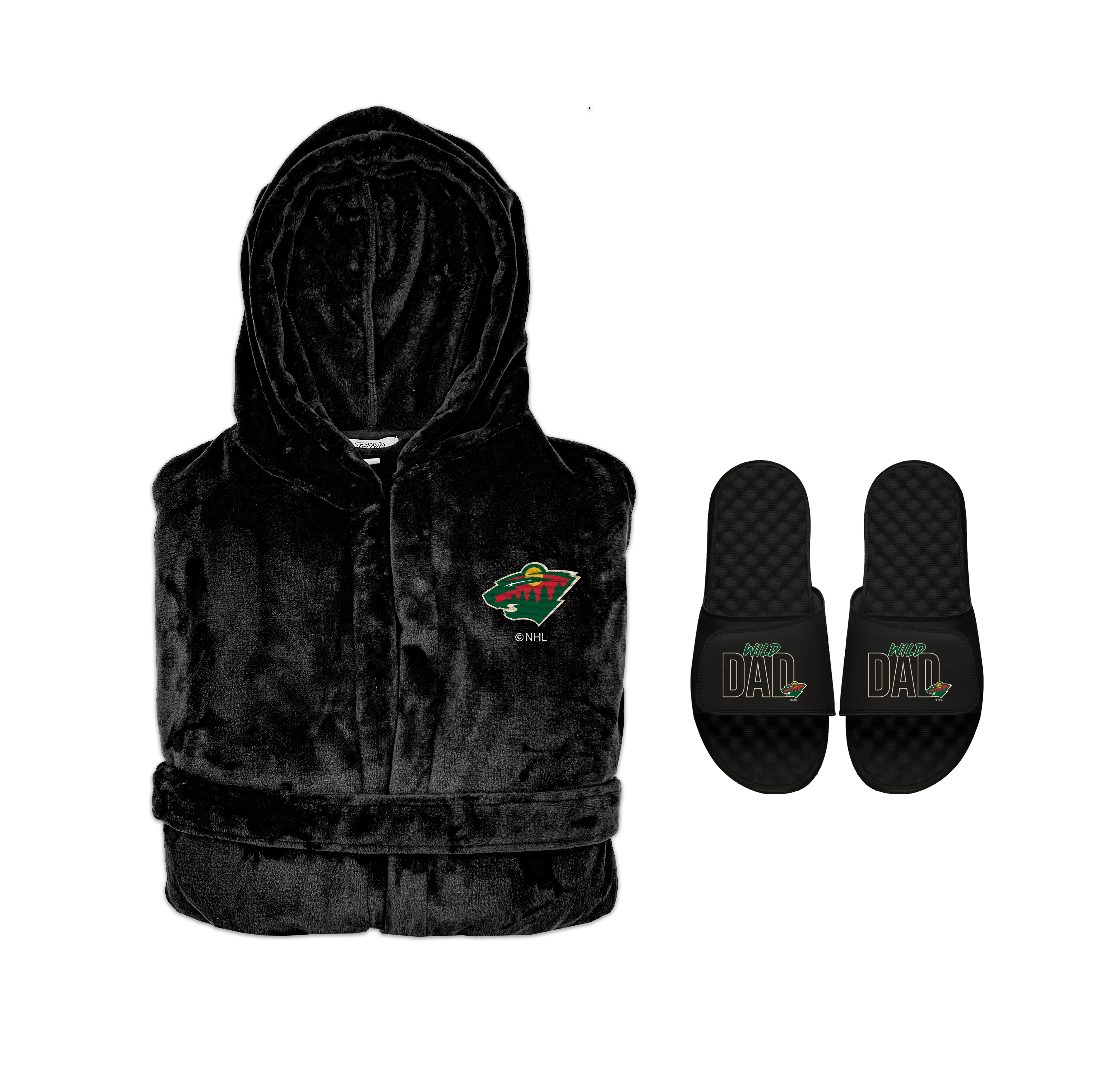 Minnesota Wild Dad Robe Bundle