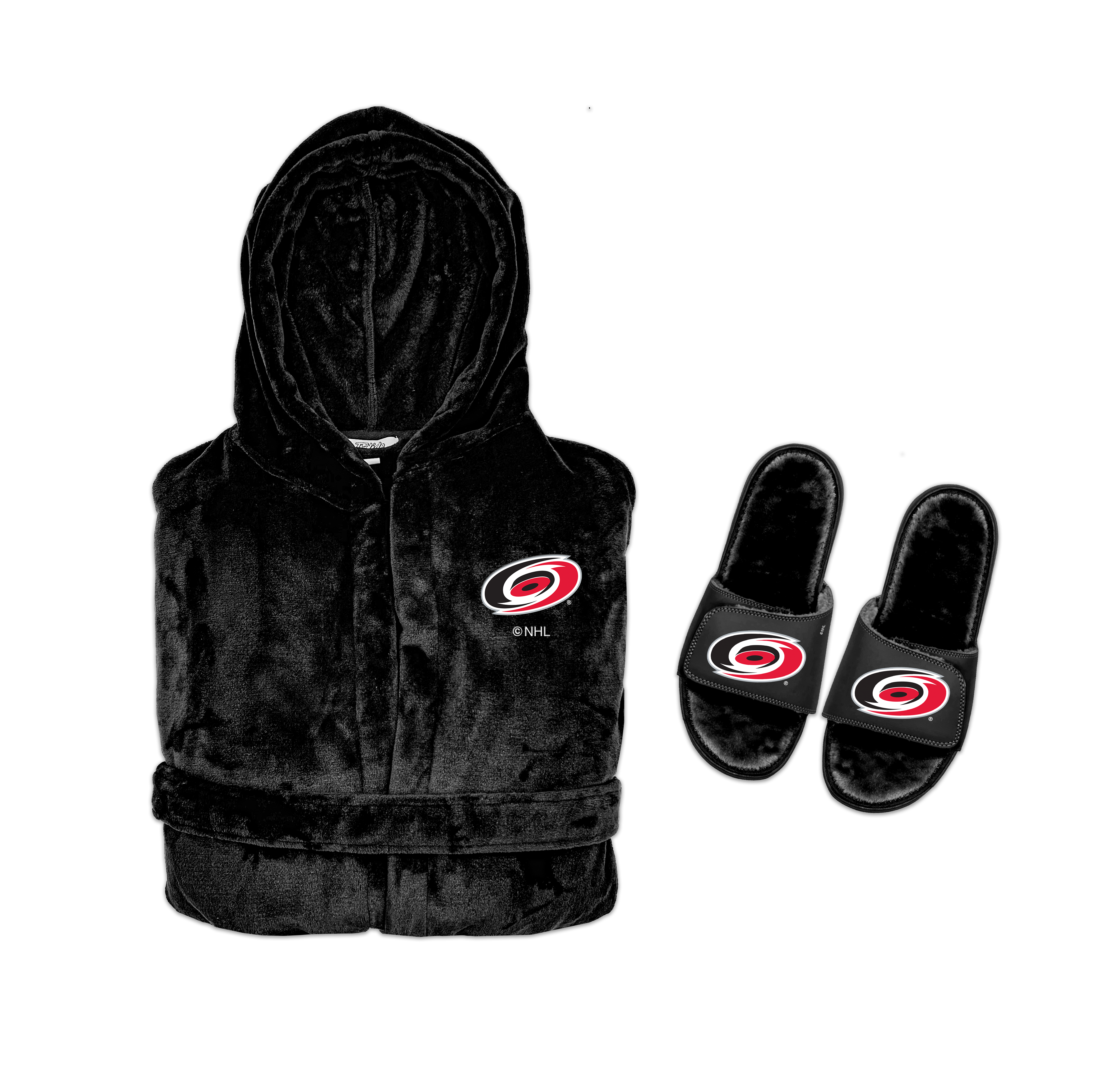 Carolina Hurricanes Phantom Robe & Slide Bundle