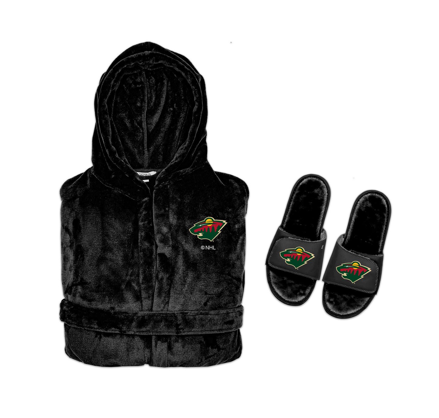 Minnesota Wild Phantom Robe Slide Bundle