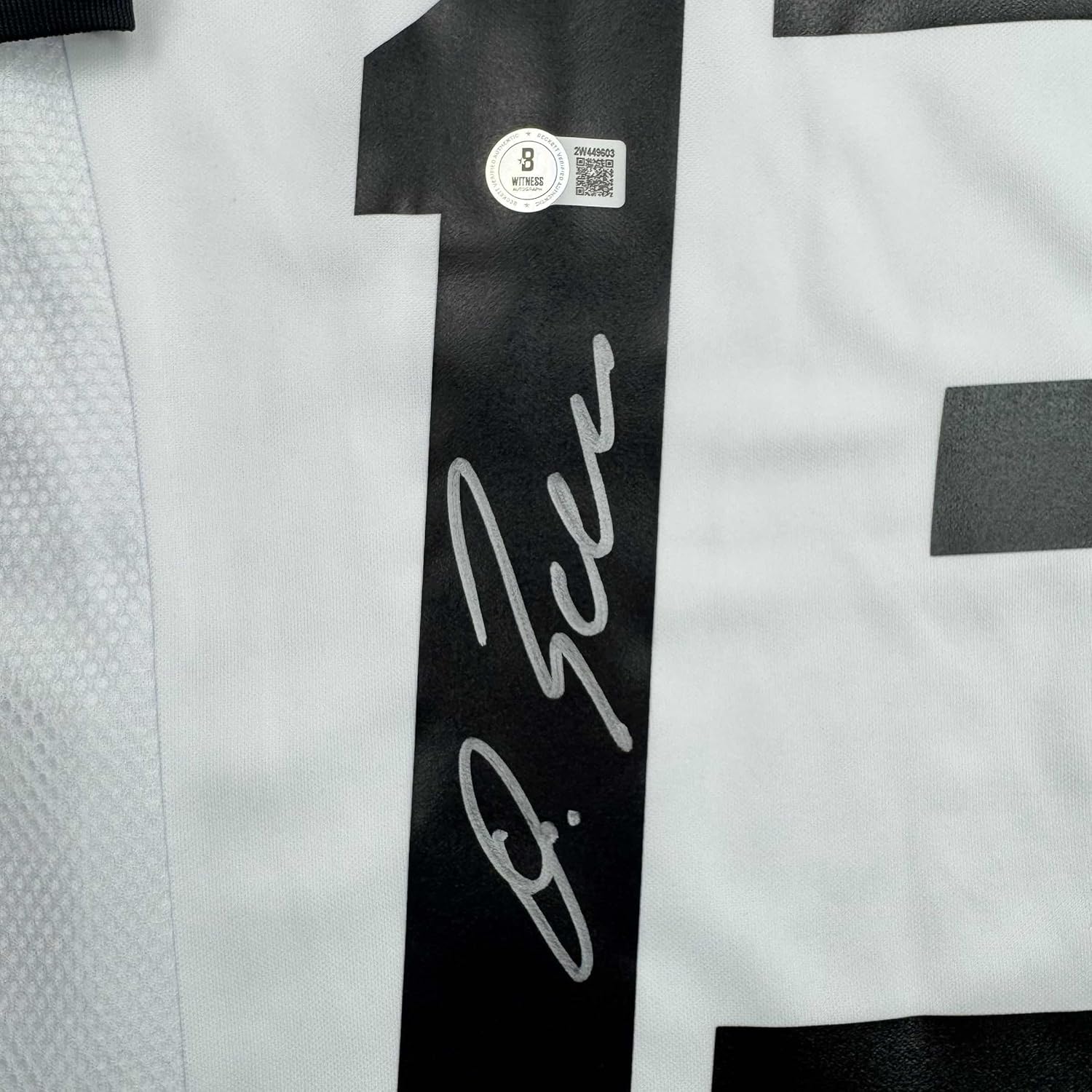 Autographed Michael Ballack 35x39 Germany White Soccer World Cup Framed Jersey