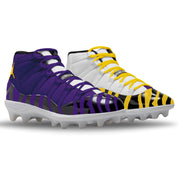 Nike "Louisiana Mismatch" Jordan 11 Retro TD Football & Lacrosse Cleats