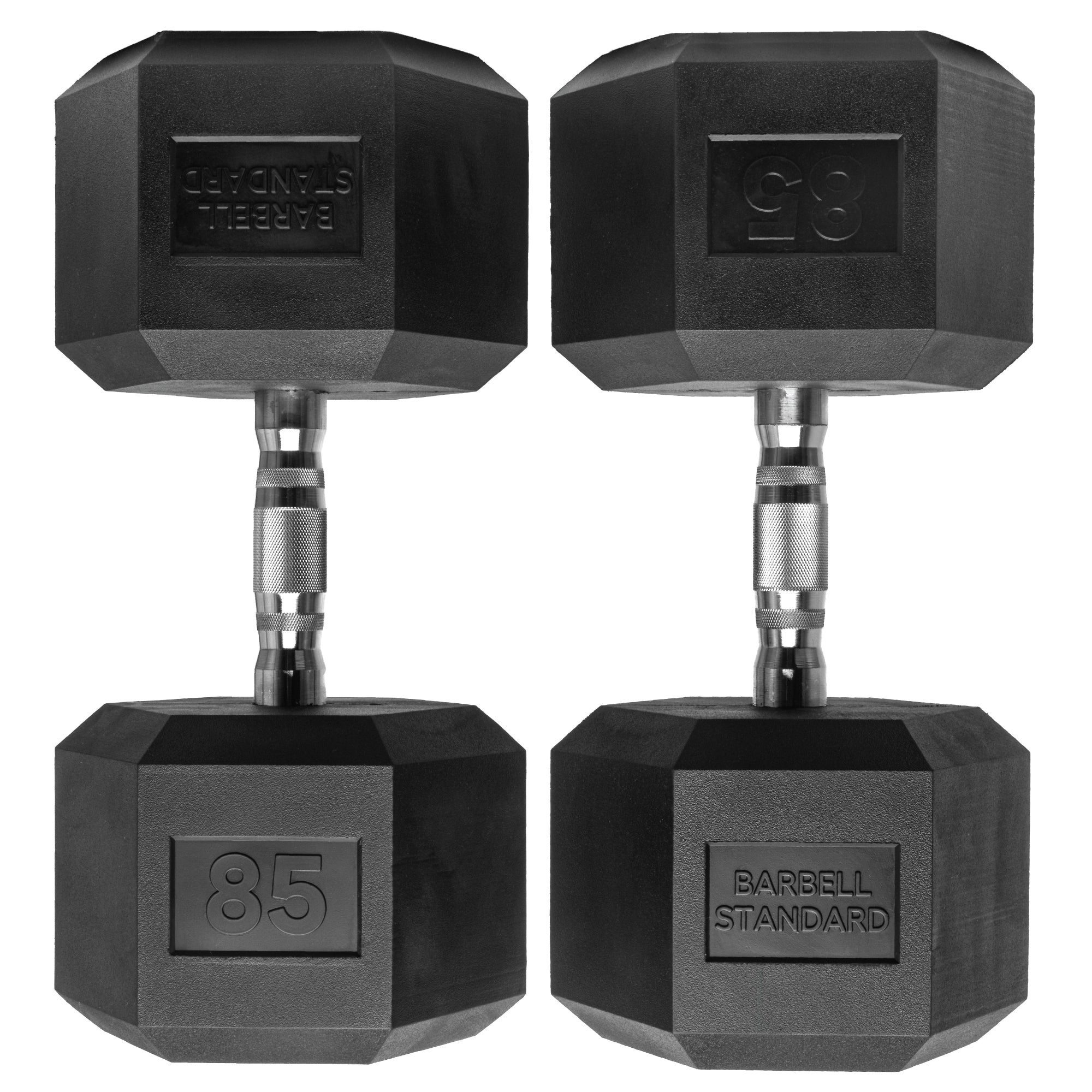 Rubber Hex Dumbbells