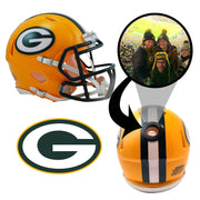 Green Bay Packers NFL Mini Helmet - Picture Inside