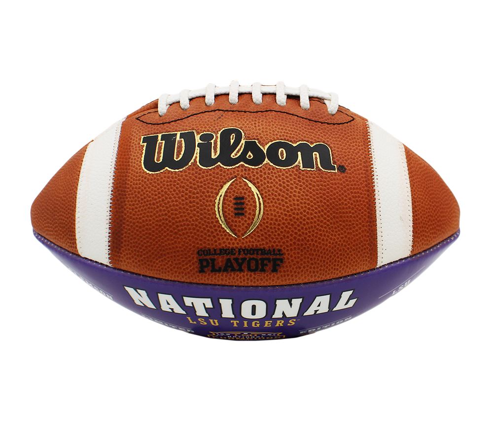 LSU Autographed Joe Burrow National Champions 2019 Official Football