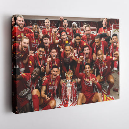 Liverpool Champions Canvas Wall Art