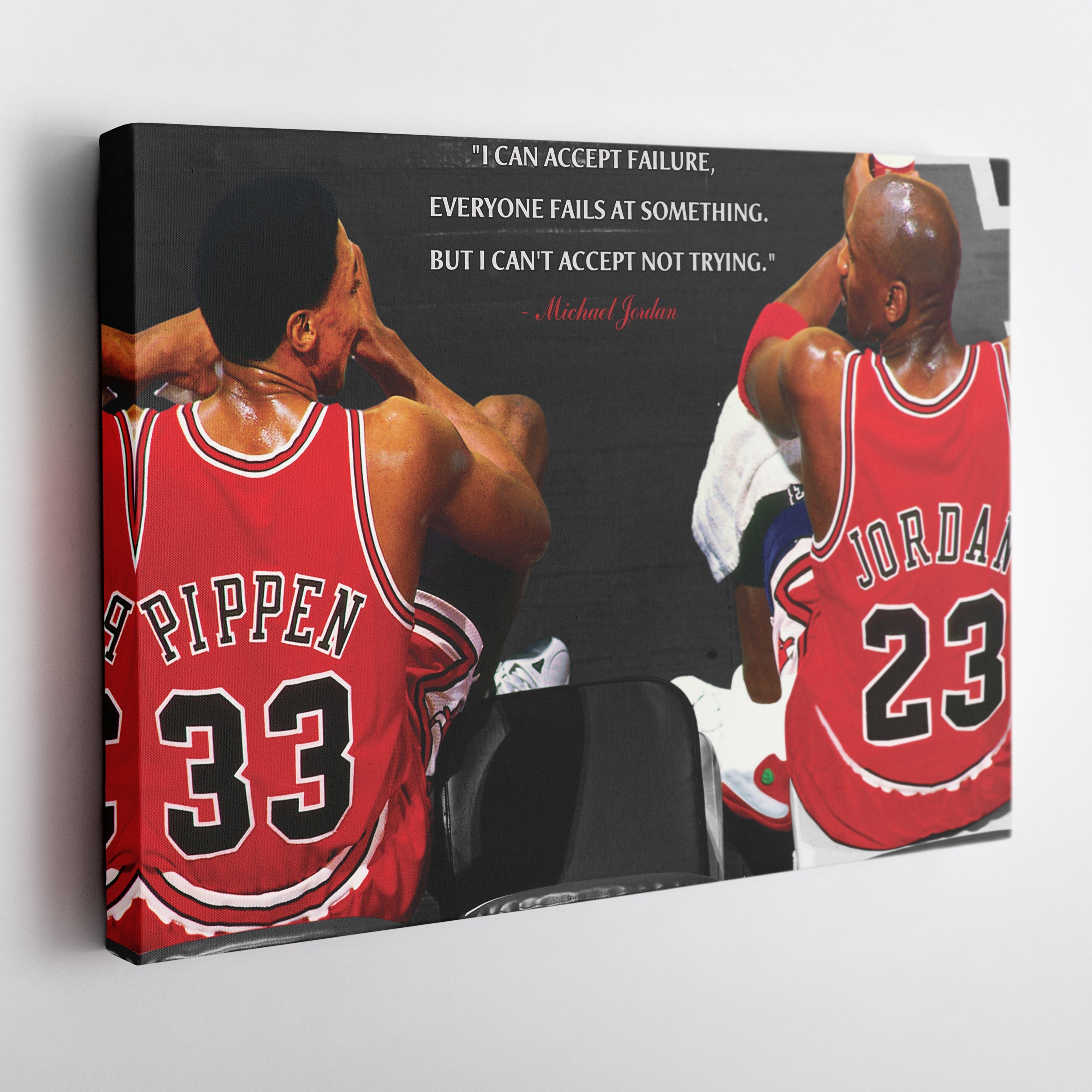 Chicago Bulls Michael Jordan & Scottie Pippen Canvas Wall Art