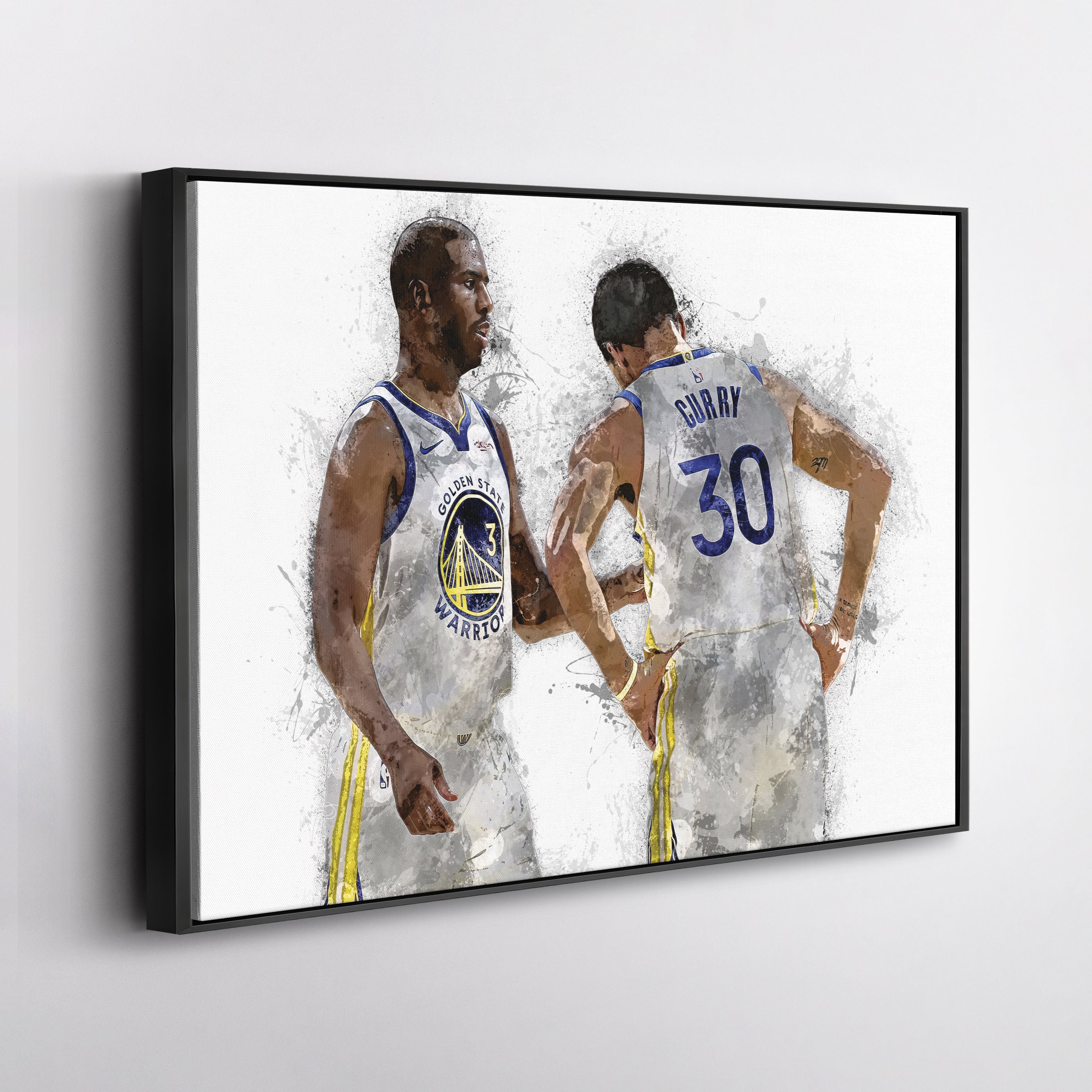 Stephen Curry & Chris Paul Canvas Art – Golden State Warriors Wall Decor