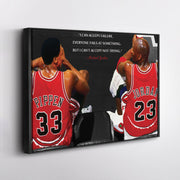 Chicago Bulls Michael Jordan & Scottie Pippen Canvas Wall Art