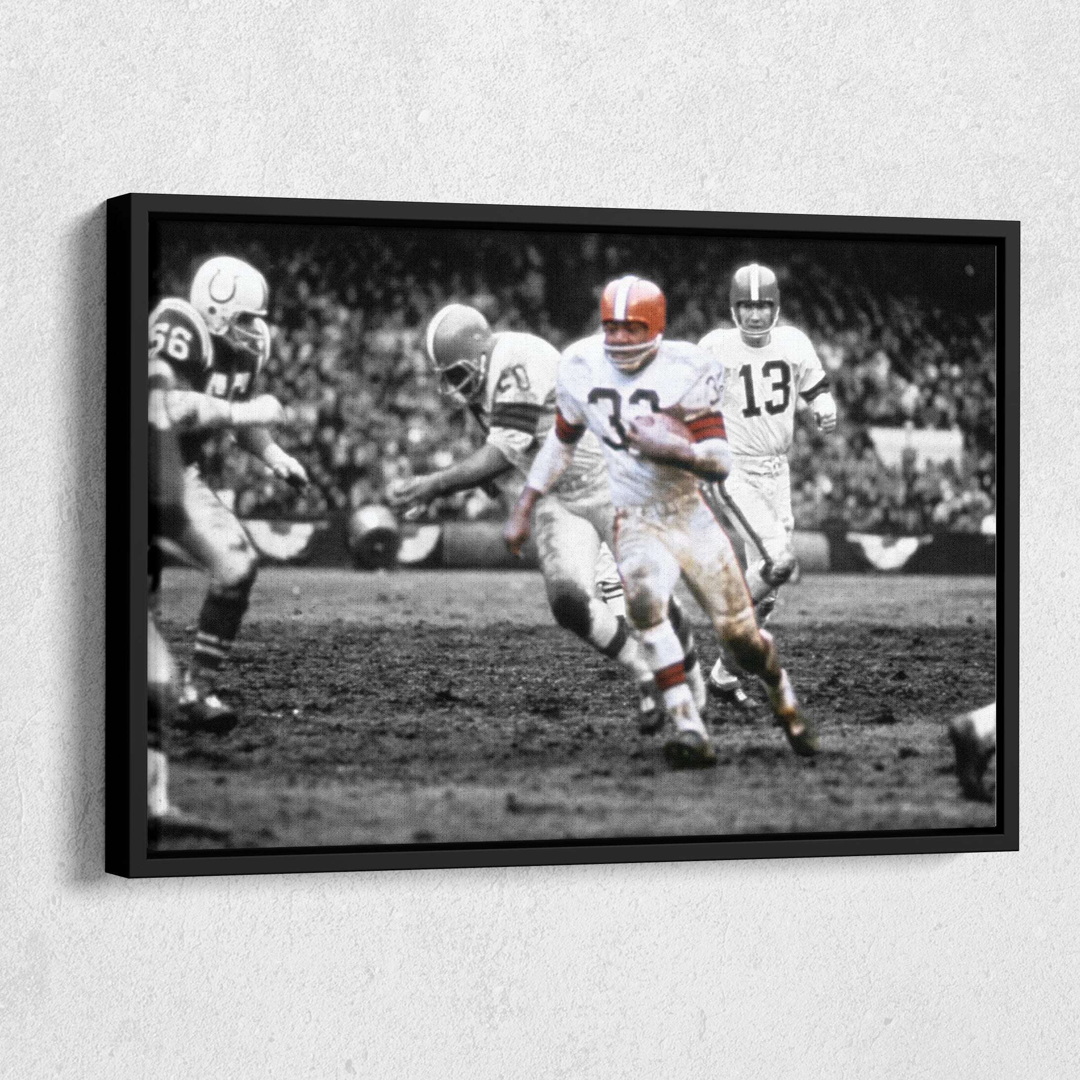1964 NFL Championship Cleveland Browns Canvas Wall Art