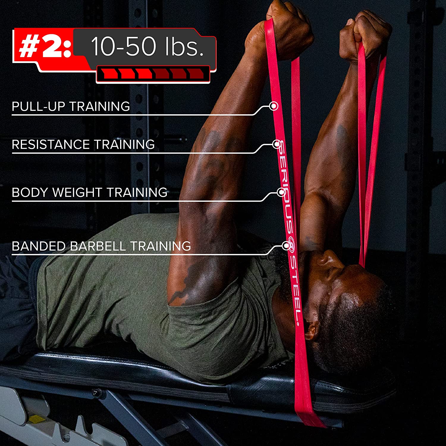 41" Micro Mini Resistance Band (2-15 lbs)