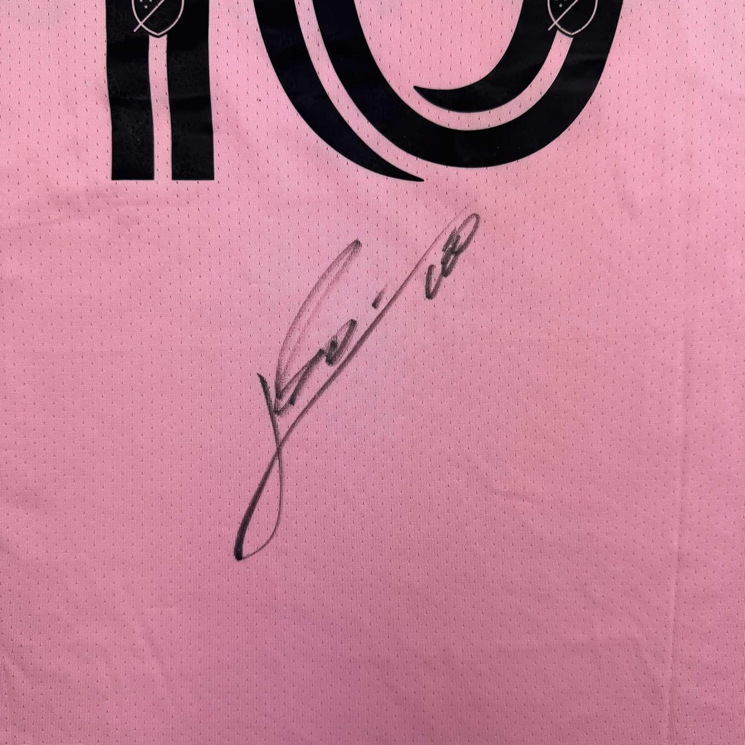 Autographed Framed Inter Miami FC Lionel Leo Messi Pink Soccer Jersey