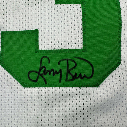 Autographed Larry Bird Boston Celtics White Basketball Jersey
