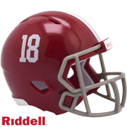 Alabama #18 Speed Pocket Pro Mini Helmet