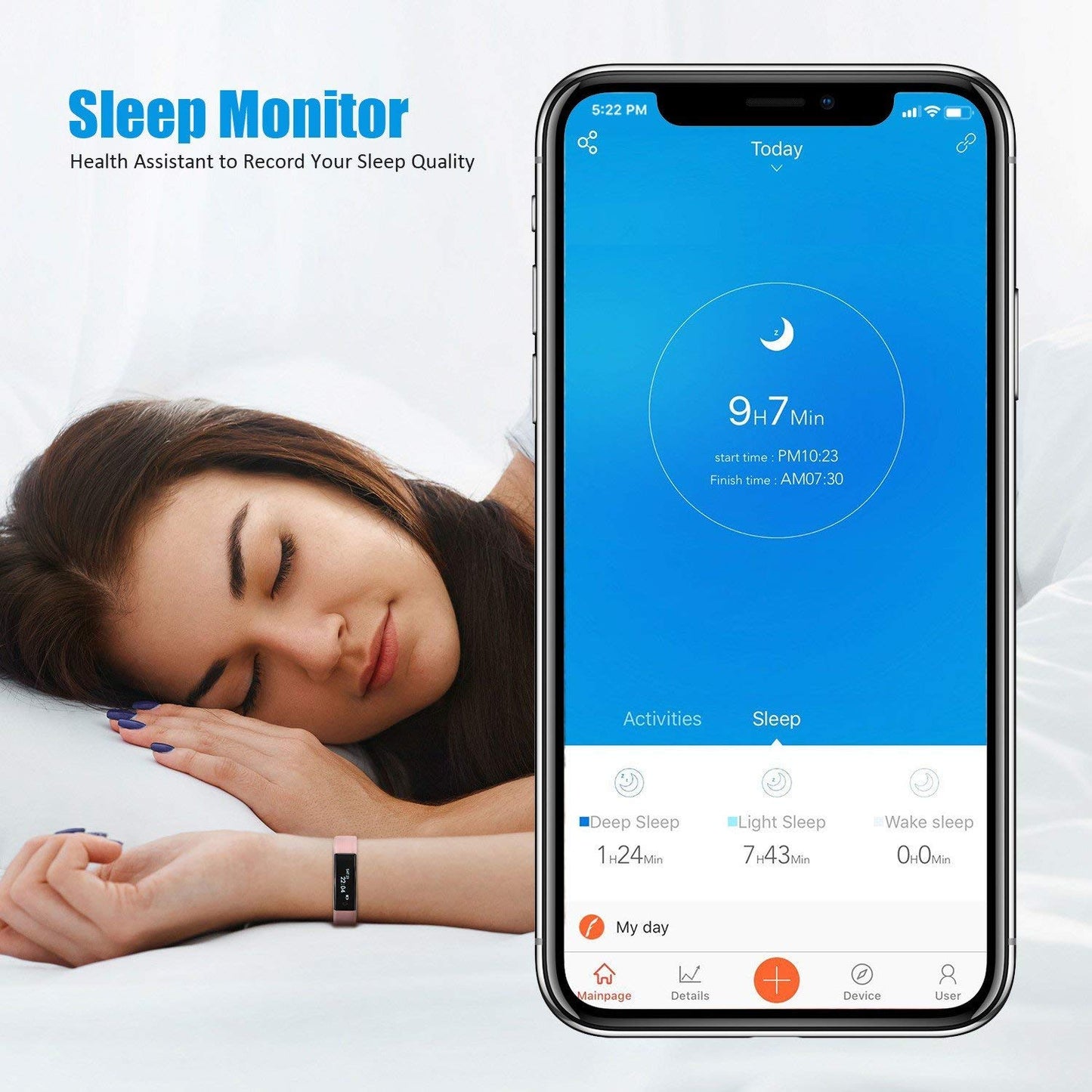 SmartFit Slim Activity Tracker And Monitor Smart Watch With FREE Extra Band Vista Shops