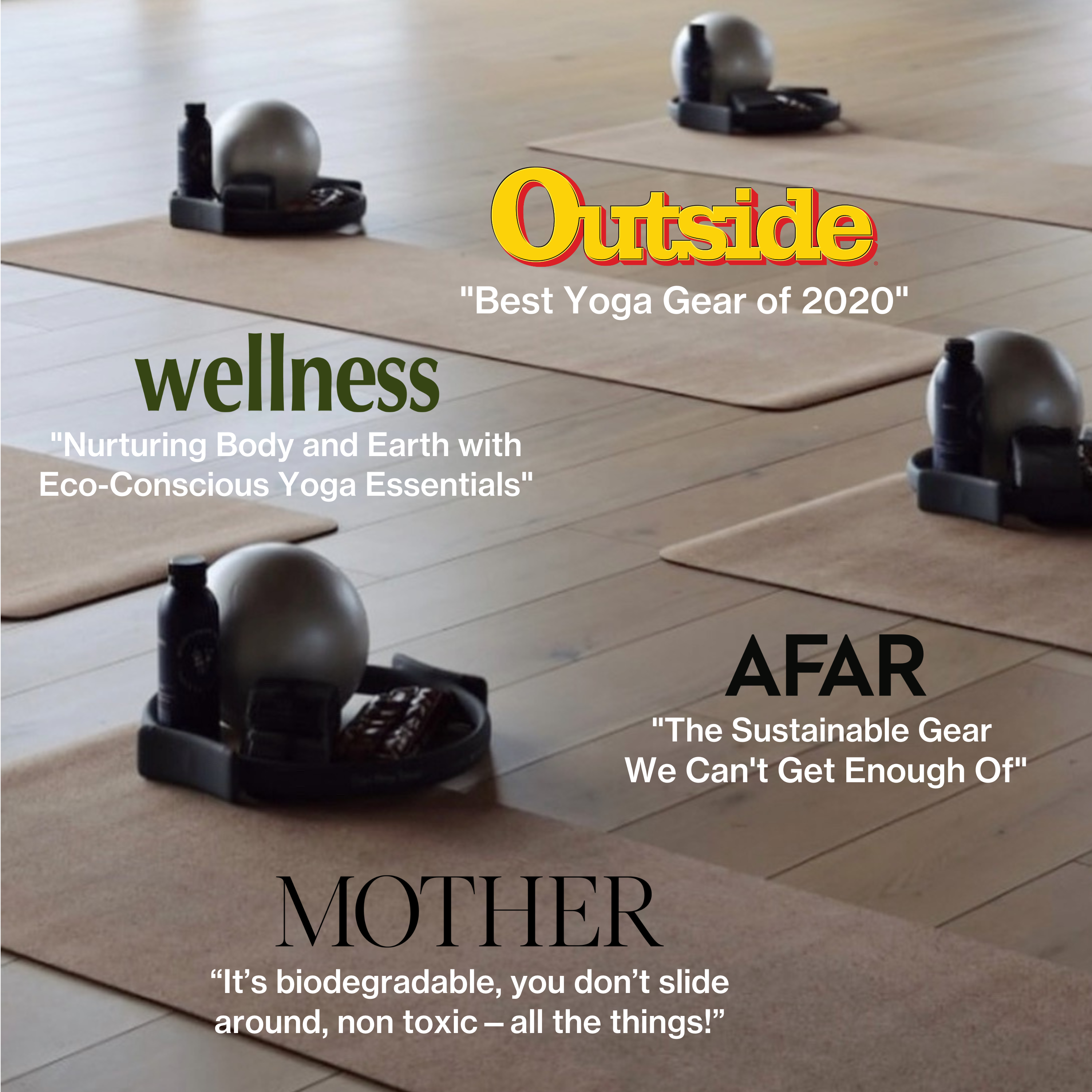 Ananday Cork Yoga Mat - Ananday