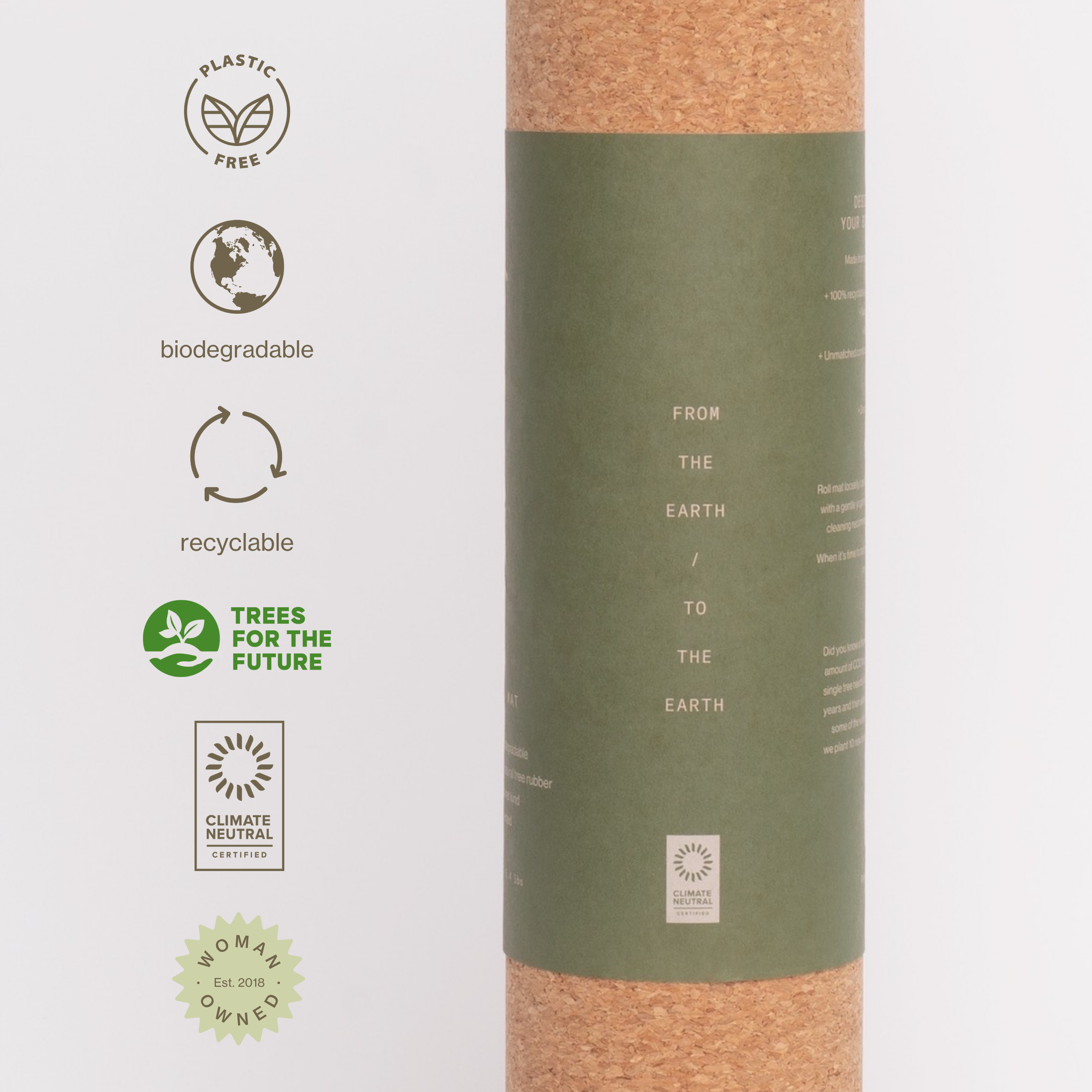 Ananday Cork Yoga Mat - Ananday