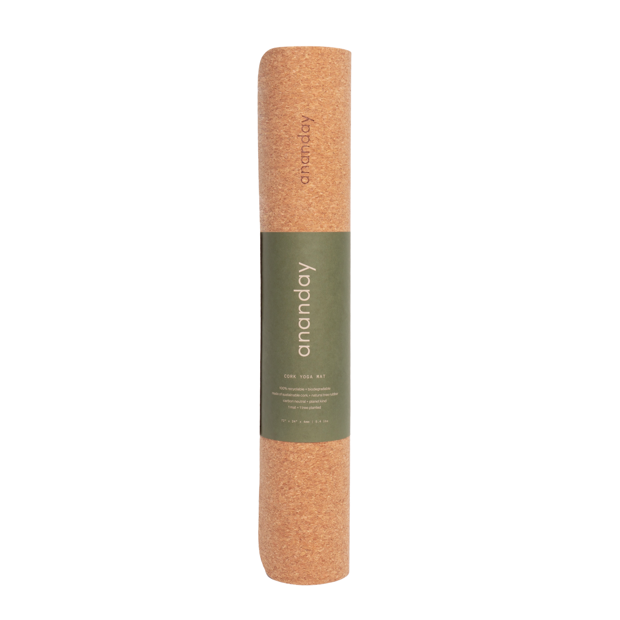 Ananday Cork Yoga Mat - Ananday