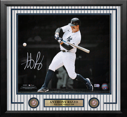 Anthony Rizzo New York Yankees Autographed 11" x 14" Framed Baseball Blackout Photo