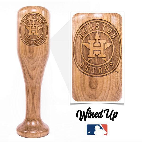 Houston Astros Wined Up® | Baseball Bat Wine Mug Collective